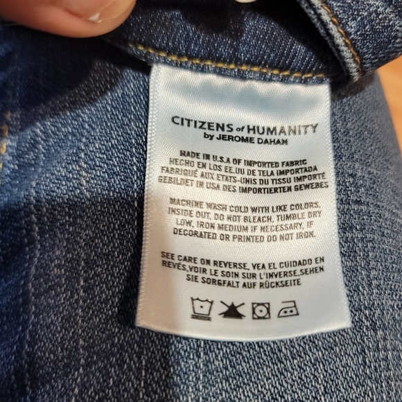 Citizens Of Humanity Racer Skinny W26XL29 Style#1443C-357 - Picture 7 of 9